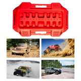 Car Traction Board Multifunctional Tire Traction Device for ATV 4WD SUV Red