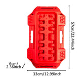 Car Traction Board Multifunctional Tire Traction Device for ATV 4WD SUV Red