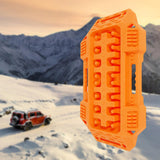 Car Traction Board Multifunctional Tire Traction Device for ATV 4WD SUV Orange