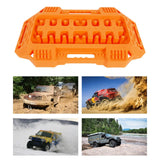 Car Traction Board Multifunctional Tire Traction Device for ATV 4WD SUV Orange