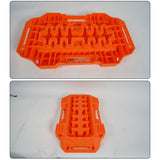 Car Traction Board Multifunctional Tire Traction Device for ATV 4WD SUV Orange