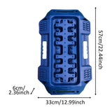 Car Traction Board Multifunctional Tire Traction Device for ATV 4WD SUV Blue