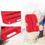 Generic Car Traction Board Off Roading Traction Track for Suvs Vehicles Red