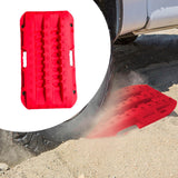 Generic Car Traction Board Off Roading Traction Track for Suvs Vehicles Red