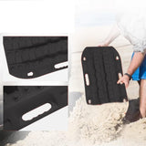 Generic Car Traction Board Off Roading Traction Track for Suvs Vehicles Black