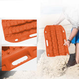 Generic Car Traction Board Off Roading Traction Track for Suvs Vehicles Orange