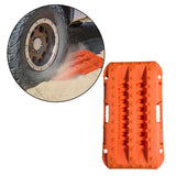 Generic Car Traction Board Off Roading Traction Track for Suvs Vehicles Orange