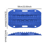 Generic Car Traction Board Off Roading Traction Track for Suvs Vehicles Blue
