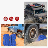Generic Car Traction Board Off Roading Traction Track for Suvs Vehicles Blue