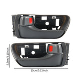 2 Pieces Interior Door Handles 69206-ae020 for Toyota Sienna 2004-2010 Gray handles