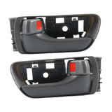 2 Pieces Interior Door Handles 69206-ae020 for Toyota Sienna 2004-2010 Gray handles