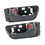 2 Pieces Interior Door Handles 69206-ae020 for Toyota Sienna 2004-2010 Gray handles