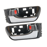2 Pieces Interior Door Handles 69206-ae020 for Toyota Sienna 2004-2010 Plating handles