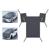 Generic Car Windscreen Snow Cover Easy to Install Waterproof Sun Shade Cover Large