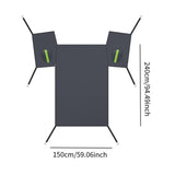 Generic Car Windscreen Snow Cover Easy to Install Waterproof Sun Shade Cover Large