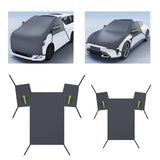 Generic Car Windscreen Snow Cover Easy to Install Waterproof Sun Shade Cover Large