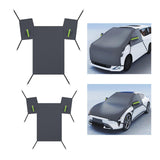 Generic Car Windscreen Snow Cover Easy to Install Waterproof Sun Shade Cover Large