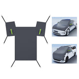 Generic Car Windscreen Snow Cover Easy to Install Waterproof Sun Shade Cover Large