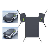 Generic Car Windscreen Snow Cover Easy to Install Waterproof Sun Shade Cover Small