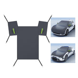 Generic Car Windscreen Snow Cover Easy to Install Waterproof Sun Shade Cover Small