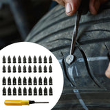 Tire Repair Rubber Nail Accessory Soft for Motorcycle Bike Electric Car 40 Piece