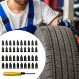 Tire Repair Rubber Nail Accessory Soft for Motorcycle Bike Electric Car 40 Piece