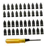 Tire Repair Rubber Nail Accessory Soft for Motorcycle Bike Electric Car 40 Piece