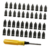 Tire Repair Rubber Nail Accessory Soft for Motorcycle Bike Electric Car 40 Piece