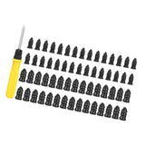 Tire Repair Rubber Nail Accessory Soft for Motorcycle Bike Electric Car 60 Piece