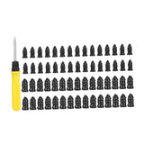 Tire Repair Rubber Nail Accessory Soft for Motorcycle Bike Electric Car 60 Piece