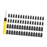Tire Repair Rubber Nail Accessory Soft for Motorcycle Bike Electric Car 60 Piece