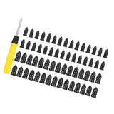 Tire Repair Rubber Nail Accessory Soft for Motorcycle Bike Electric Car 60 Piece