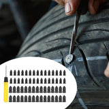 Tire Repair Rubber Nail Accessory Soft for Motorcycle Bike Electric Car 60 Piece