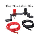 Battery Relocation Kit Premium Remote Battery Terminals for RV UTV Boat 4AWG