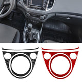 Gear Shift Panel Cover Trim Central Control Part for Fiat 500 2012-2015 Black