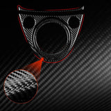 Gear Shift Panel Cover Trim Central Control Part for Fiat 500 2012-2015 Black