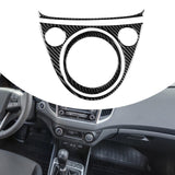 Gear Shift Panel Cover Trim Central Control Part for Fiat 500 2012-2015 Black