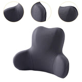 Memory Foam Lumbar Support Pillow Breathable Office Waist Pillow Accessories Gray