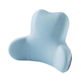 Memory Foam Lumbar Support Pillow Breathable Office Waist Pillow Accessories Blue