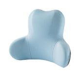 Memory Foam Lumbar Support Pillow Breathable Office Waist Pillow Accessories Blue