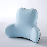 Memory Foam Lumbar Support Pillow Breathable Office Waist Pillow Accessories Blue