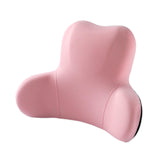 Memory Foam Lumbar Support Pillow Breathable Office Waist Pillow Accessories Pink