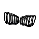 2Pcs Front Grille Grill 51137307599 51137307600 Replaces for BMW x6 E71