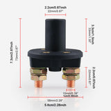 Power Cutoff Master Switch Automotive 12V Battery Isolator Disconnect Switch