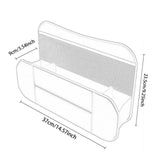 Generic Car Backseat Organizer Stowing Hanging Vehicles Practical Cup Holder Black