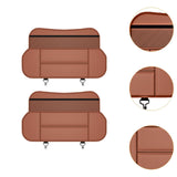 Generic Car Backseat Organizer Stowing Hanging Vehicles Practical Cup Holder Brown