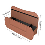 Generic Car Backseat Organizer Stowing Hanging Vehicles Practical Cup Holder Brown