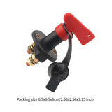 Rotary Battery Isolator Disconnect Switch RV Auto Power Cutoff Master Switch with 2 Holes
