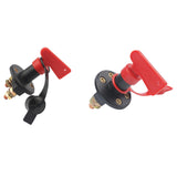 Rotary Battery Isolator Disconnect Switch RV Auto Power Cutoff Master Switch with 2 Holes