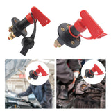Rotary Battery Isolator Disconnect Switch RV Auto Power Cutoff Master Switch with 2 Holes